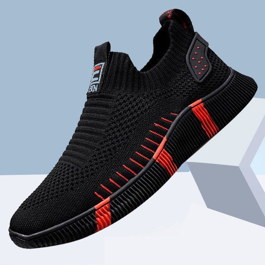 Casual Slip-On Sneakers for Men - Soft Sole, Breathable Fabric