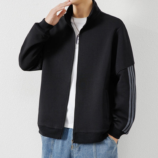 Stylish Men's Sports Jacket - Breathable, Thin with Multiple Pockets