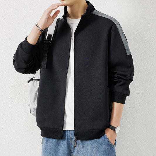 Quality Men's Hooded Cardigan Jacket - Casual Zipper Sweatshirt Top