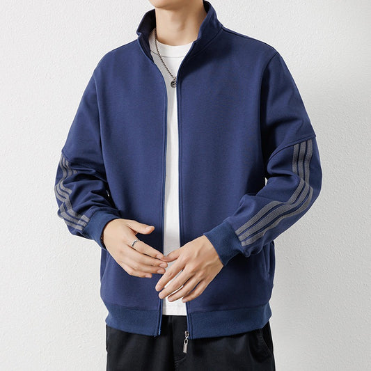Stylish Men's Sports Jacket - Breathable, Thin with Multiple Pockets